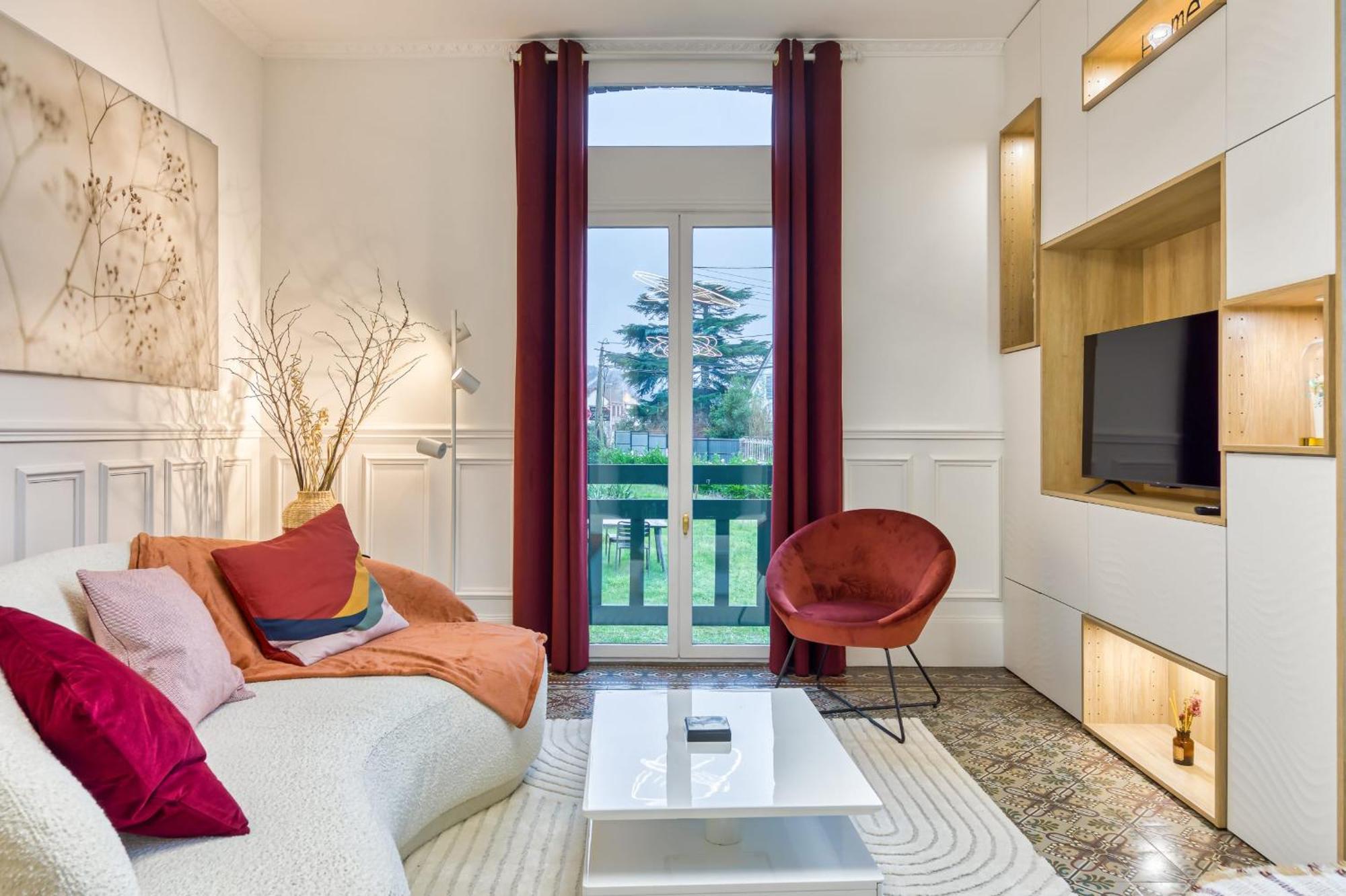 Rose Ecrin De Charme Avec Parking Terrasse Privee Et Jardin Partage Apartment Grand-Couronne Bagian luar foto