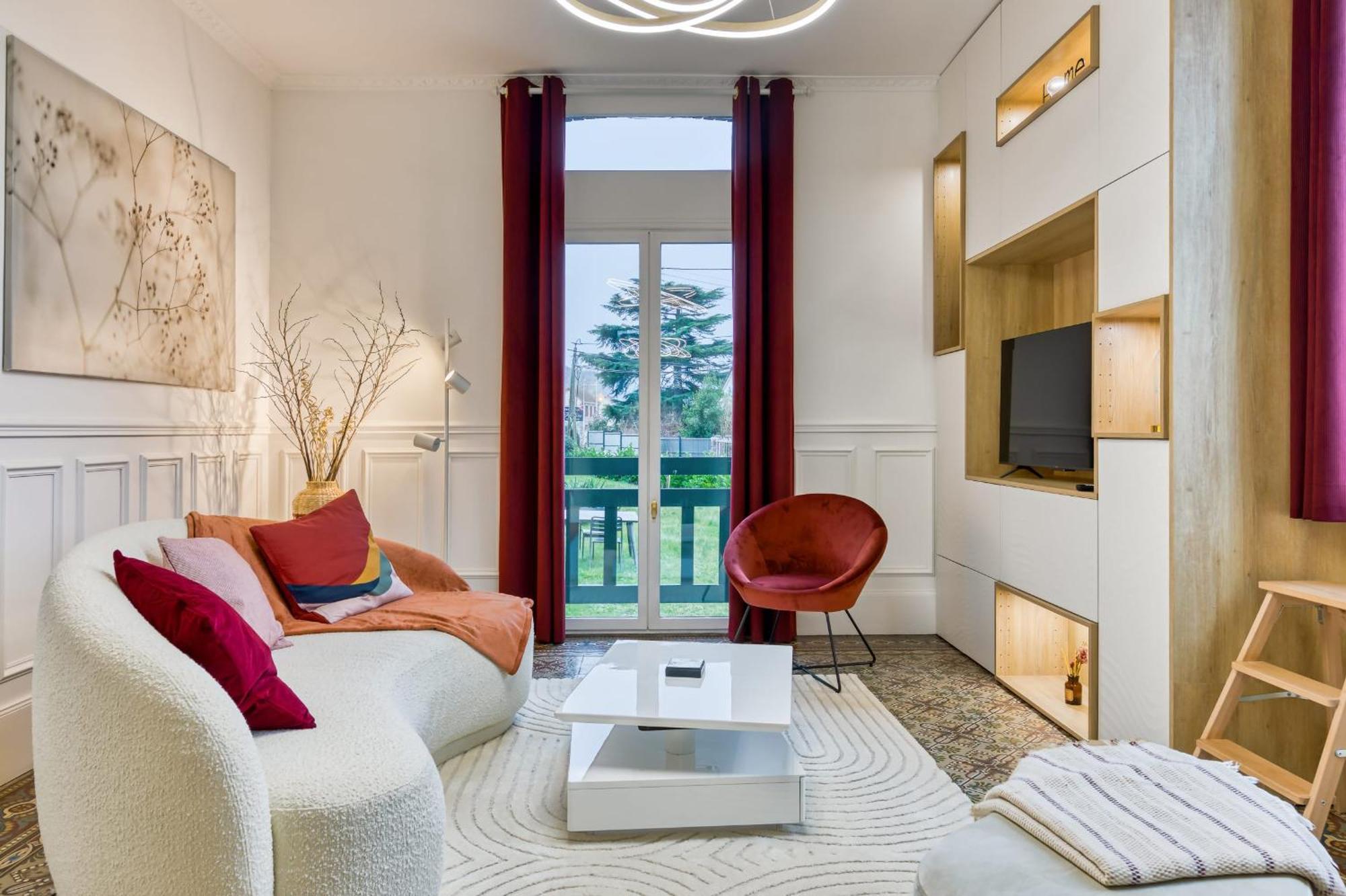 Rose Ecrin De Charme Avec Parking Terrasse Privee Et Jardin Partage Apartment Grand-Couronne Bagian luar foto